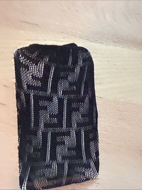 INSPIRED Black Mesh Monogram tights